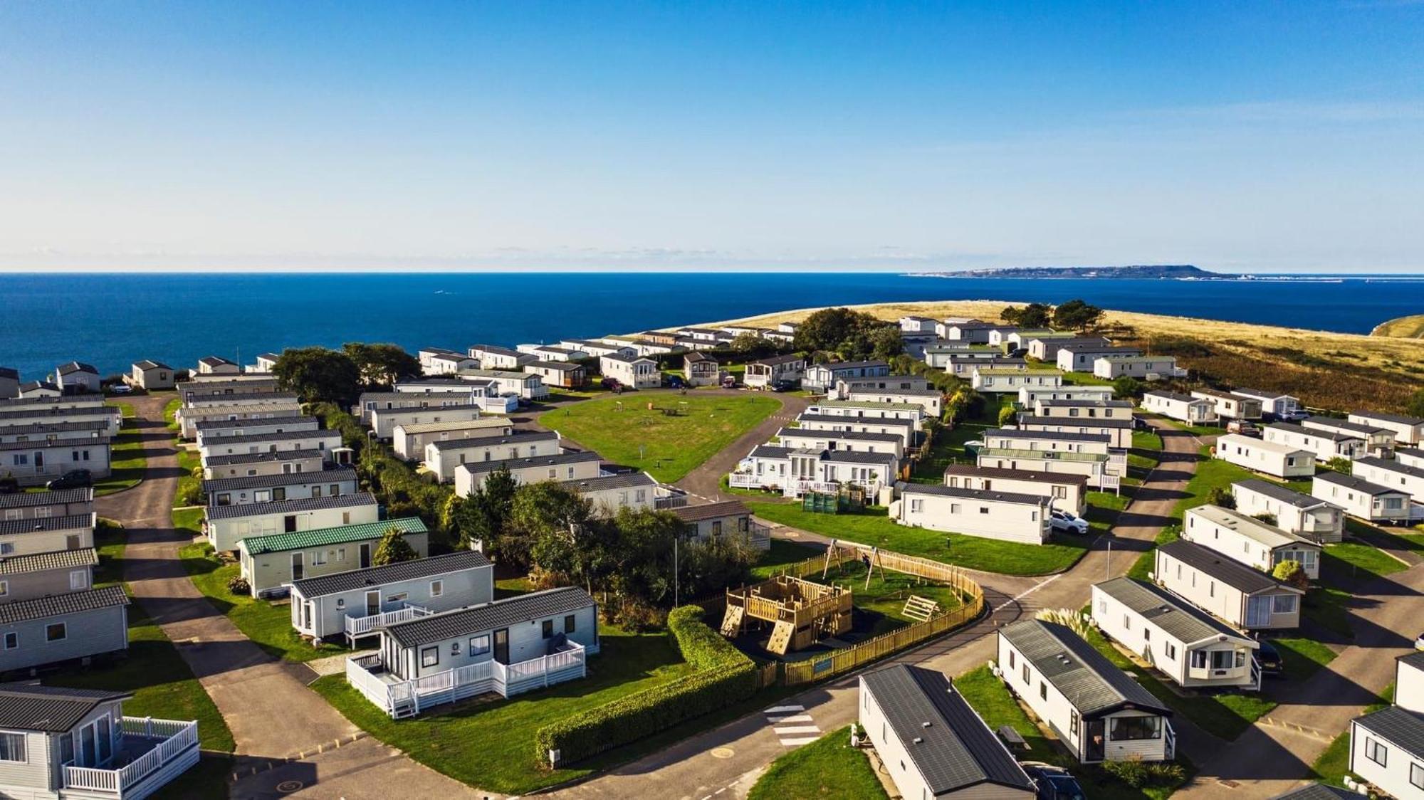 Emma'S Sea View 2-Bedroom Caravan At Durdle Door Near Wareham Dorset West Lulworth Eksteriør billede